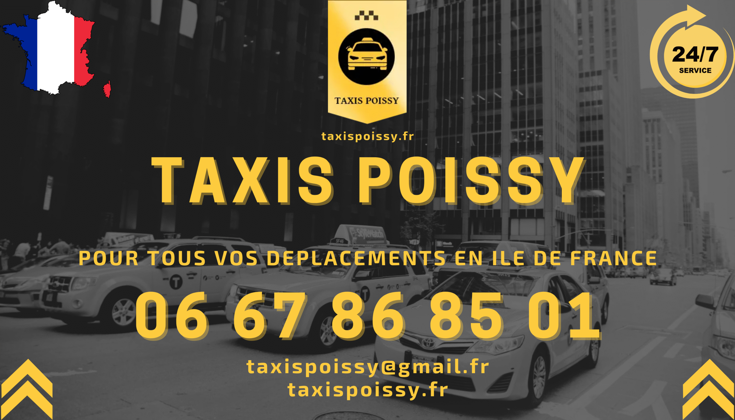 taxi poissy